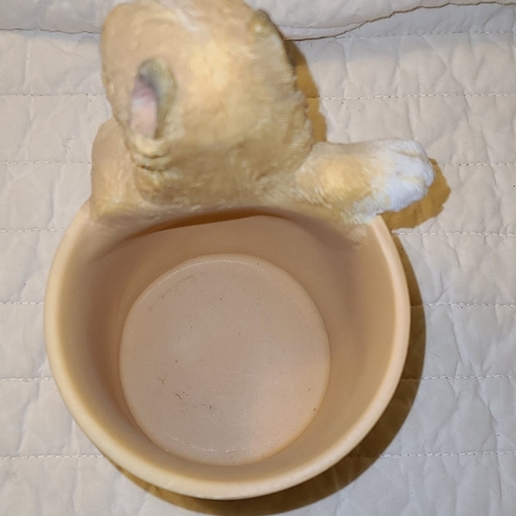 RARE Pit Bull pen/pencil holder HAND PAINTED 🎨 - Picture 3 of 5